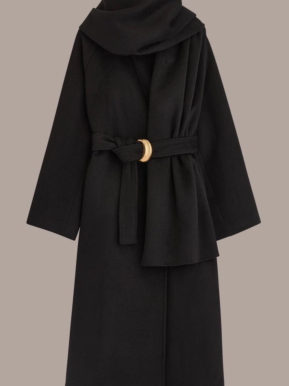 Donna Karan Wool Long Coat